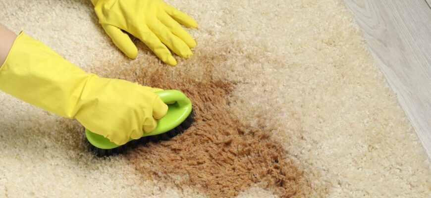 Najczęstsze rodzaje plam na dywanach i jak się ich pozbyć